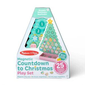 The Melissa & Doug Countdown to Christmas Wooden Magnetic Advent Calendar Tree